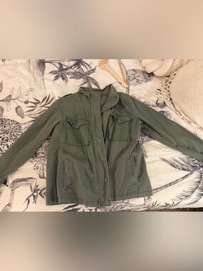 Sincerely Jules Olive Utility Jacket